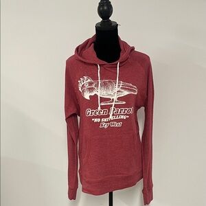 NWOT MV Sport Red Graphic Hoodie